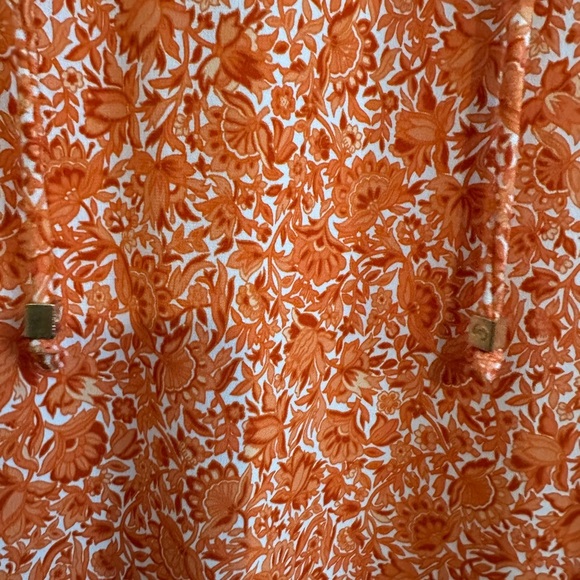 Michael Kors Orange Floral Mini Dress - Picture 2 of 4